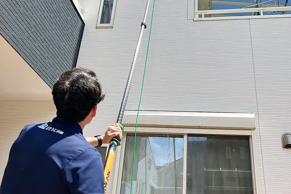 外壁手洗い洗浄