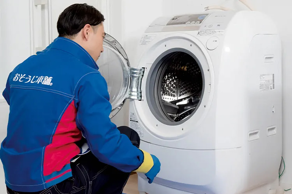 ドラム式乾燥機能分解クリーニング