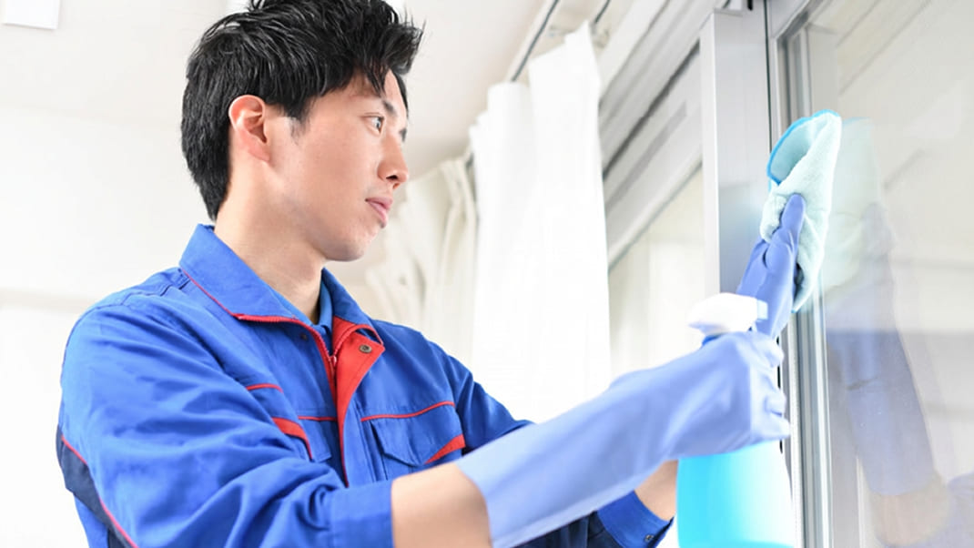 クリーニング開始